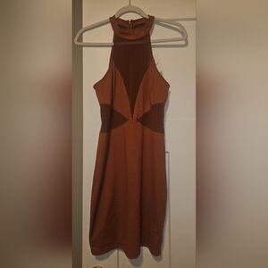 Forever 21 Brown Sleeveless Dress